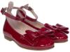 Picture of Panache Double Bow Ankle Strap - Dark Red Patent