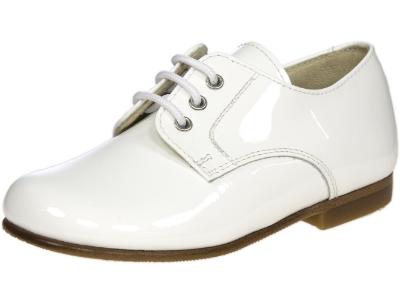 Picture of Panache Kids Toddler Lace Up White Patent