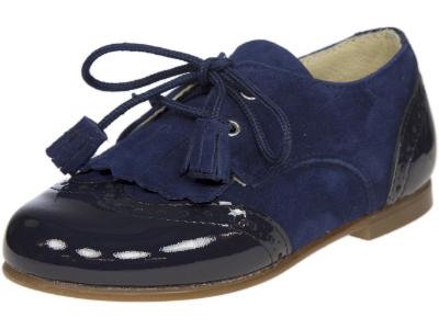 Picture of Panache Boys Fringe And Tassel Shoe - Marine Blue