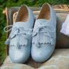 Picture of Panache Boys Fringe And Tassel Shoe Pale Blue