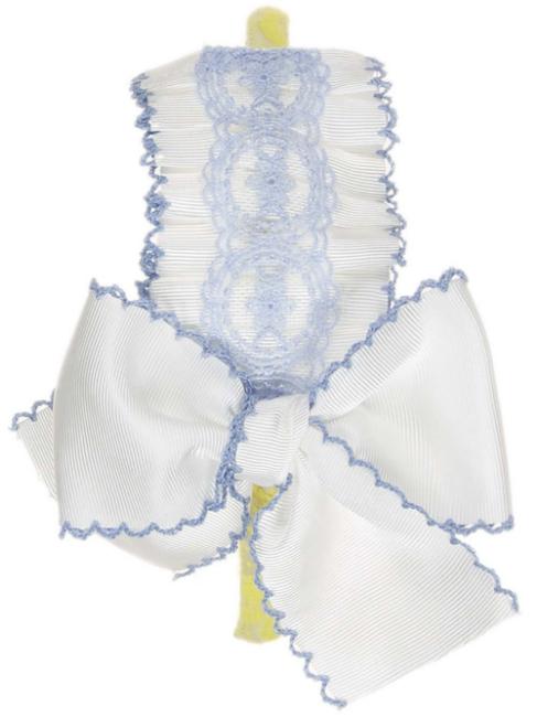 Picture of Loan Bor Ruffle And Bow Hairband Lemon Blue
