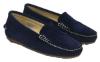 Picture of Panache Boys Suede Moccasin Navy Blue