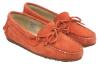 Picture of Panache Boys Lace Moccasin Burnt Orange Suede