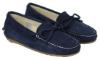 Picture of Panache Boys Lace Moccasin Nuit Blue Suede