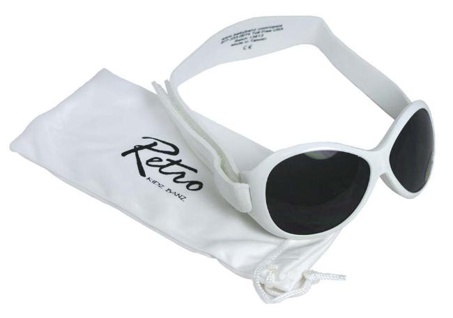 Picture of Baby Banz Retro Kidz Sunglasses White