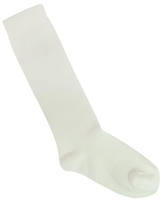 Picture of Carlomagno Socks Ribbed Knee High Sock Cream