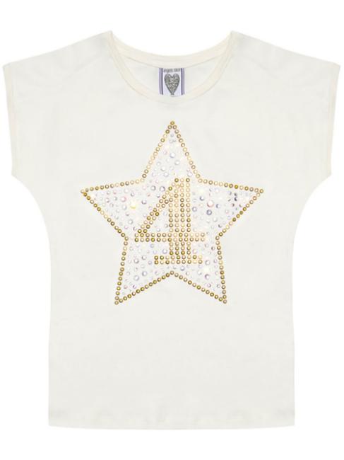 Picture of Angel's Face Birthday Star '4' T-shirt Cream