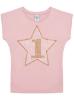 Picture of Angel's Face Birthday Star '1' T-shirt Pink