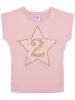 Picture of Angel's Face Birthday Star '2' T-shirt Pink