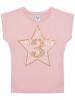 Picture of Angel's Face Birthday Star '3' T-shirt Pink