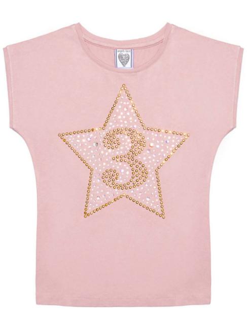 Picture of Angel's Face Birthday Star '3' T-shirt Pink