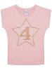 Picture of Angel's Face Birthday Star '4' T-shirt Pink