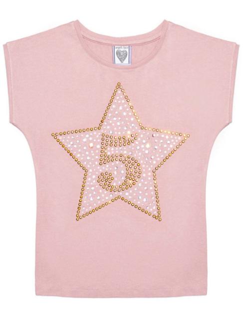 Picture of Angel's Face Birthday Star '5' T-shirt Pink