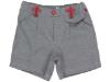 Picture of Loan Bor Boys New York Shirt Shorts Braces Set