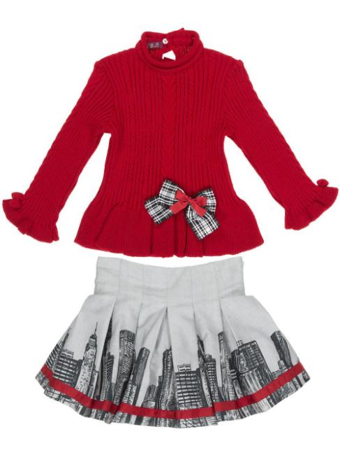 Picture of Loan Bor New York Knitted Top Skirt Set