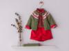 Picture of Loan Bor Green Red Snowflake Cardigan