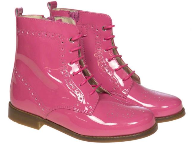 Picture of Panache Bonnie Lace Up Boot With Zip Fuchsia - Pink