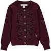 Picture of Angel's Face Romantic Lace Ruffle Cardigan Port Royal