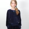 Picture of Angel's Face Sequin Wings Batwing Top Navy