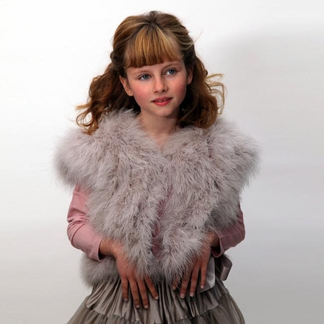 Picture of Angel's Face Moonbeam Marabou Feather Jacket