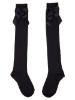 Picture of Carlomagno Socks Overknee Sock Satin Bow - Navy