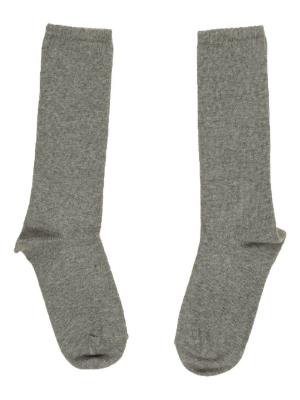 Picture of Carlomagno Socks Plain Knee High Sock Grey