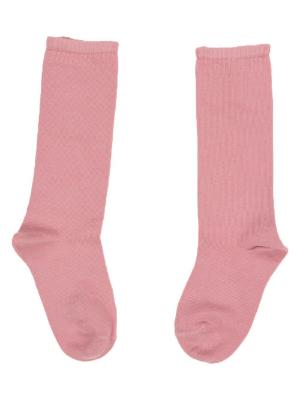 Picture of Carlomagno Socks Plain Knee High Sock - Rosa Palo