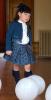 Picture of Piccola Speranza Blouse Skirt Cardigan Socks Bow Set Blue White