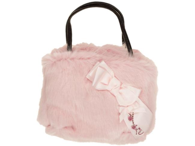 Picture of Piccola Speranza Faux Fur Handbag Pink