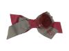 Picture of Piccola Speranza Fur Trim Dress Socks Bow Set Grey Burgundy