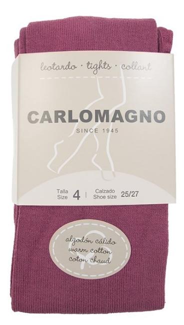 Picture of Carlomagno Socks Cotton Tights - Cardenal Pink