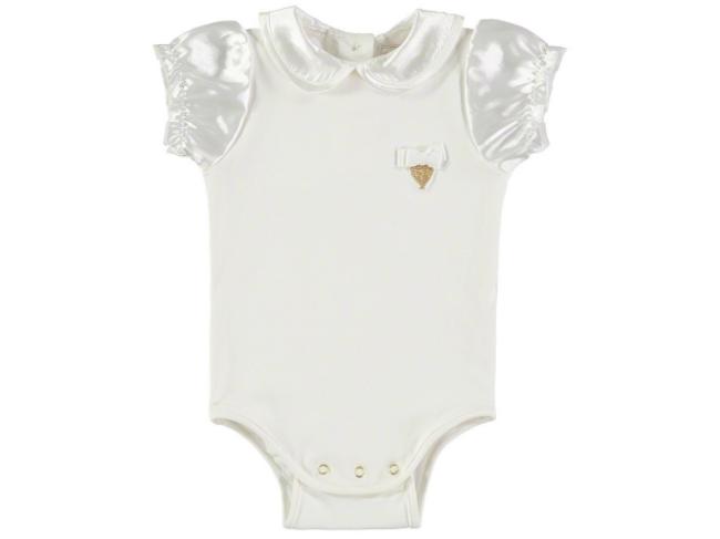 Picture of Angel's Face Puff Sleeve Babygrow Snowdrop