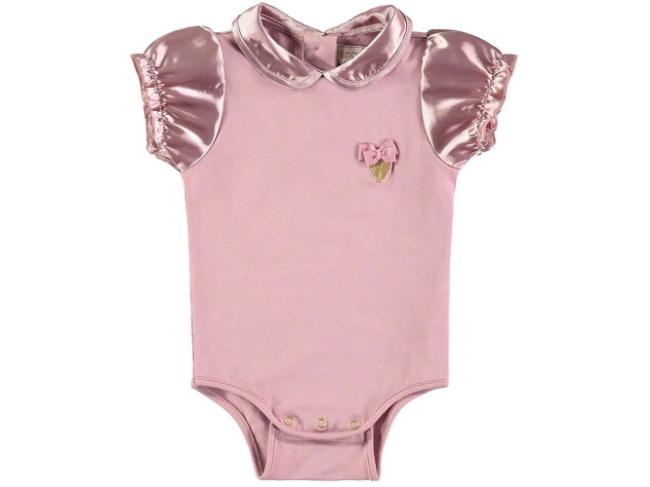 Picture of Angel's Face Puff Sleeve Babygrow Vintage Rose