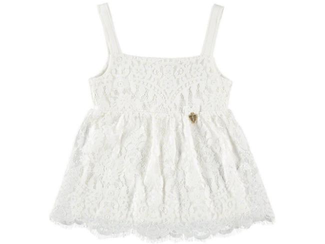 Picture of Angel's Face Laura Lace Cami Top Snowdrop