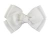 Picture of Angel's Face Large Grosgrain Bow Snowdrop White