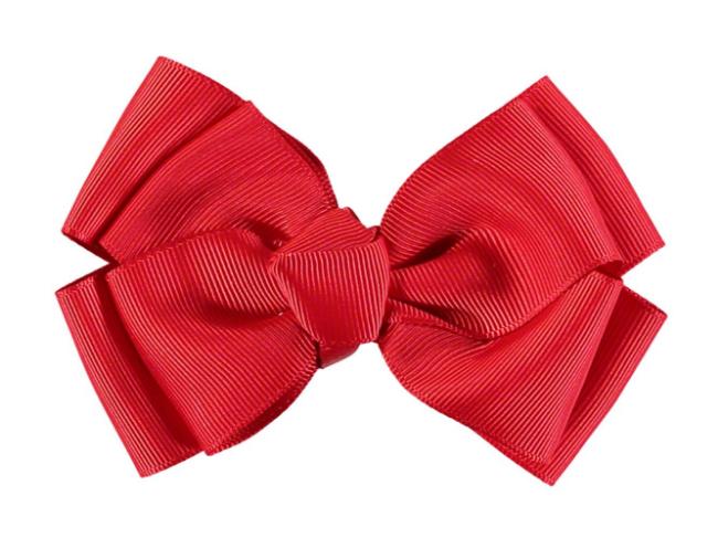 Picture of Angel's Face Large Grosgrain Bow Red
