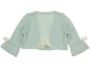 Picture of Loan Bor Girls Knitted Bolero Cardigan With Bows Green