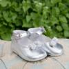 Picture of Panache Baby Shoes Pearl & Crystal Ankle Strap Silver