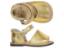 Picture of Panache Baby Shoes Peep Toe Sandal - Gold Leather
