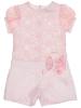 Picture of Piccola Speranza Lace & Jacquard Playsuit Pink
