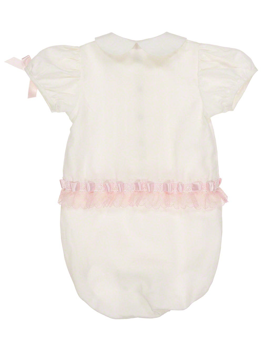 Piccola Speranza Baby Girls Cream Linen