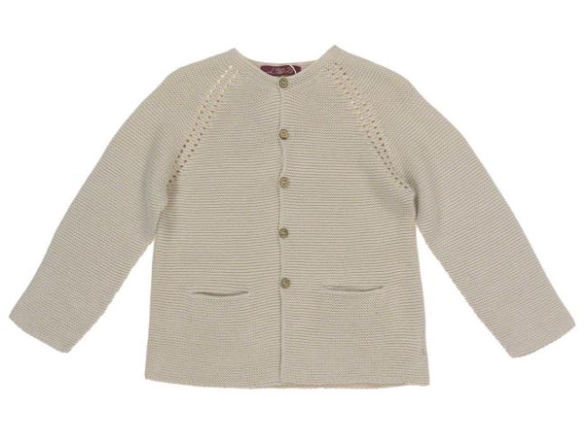 Picture of Loan Bor Boys Knitted Cardigan Light Beige