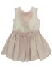 Picture of Loan Bor Girls Drop Waisted Dress Beige Pink