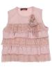 Picture of Loan Bor Girls Lace Shorts & Ruffle Top Set Pink