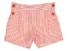 Picture of Loan Bor Toddler Boys Pin Dot Shirt Stripe Shorts Set Orange