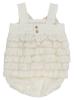 Picture of Loan Bor Toddler Ruffle Pin Dot Romper Camel