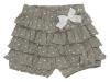 Picture of Loan Bor Girls Bear Print Ruffle Shorts Blouse Set