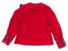 Picture of Loan Bor Girls Blouse Pleated Skirt Set Navy Red