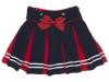 Picture of Loan Bor Girls Blouse Pleated Skirt Set Navy Red
