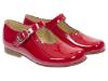 Picture of Panache Girls Mary Jane Shoe - Red Patent